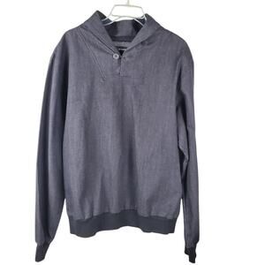 Gramercy Men Gray Pullover Sweater Size XXL Long Sleeve Casual Preowned